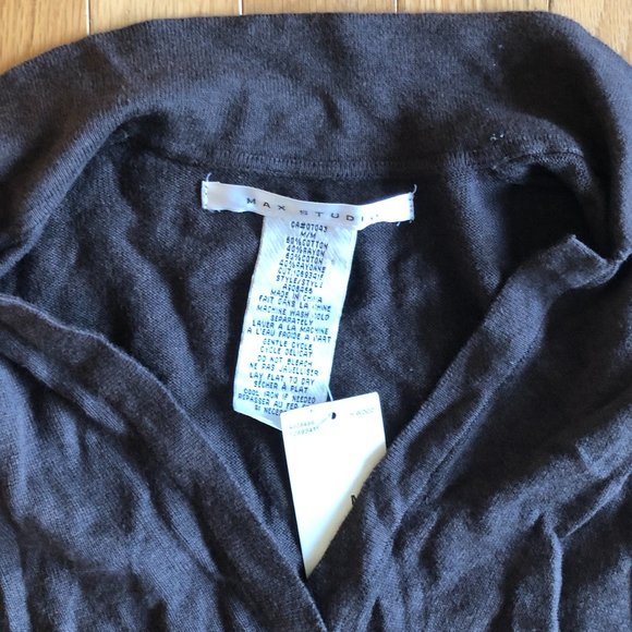 Brand New MAX STUDIO Brown Knit Dress - Picture 7 of 9